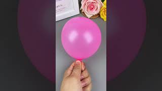 Use balloons to make a fun little rabbit tumbler Its simple and fun Try it with your children [upl. by Saidel559]