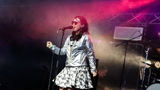 Little Dragons performance on the BBC Introducing stage at Glastonbury Festival 2014 [upl. by Keiryt]