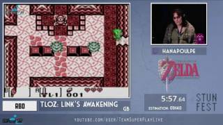 STUNFEST 2016 TLoZ Links Awakening Speedrun by HanaPoulpe [upl. by Hakeber]