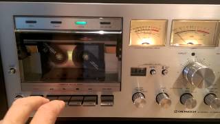 PIONEER CTF700 VINTAGE TAPE DECK [upl. by Leind357]