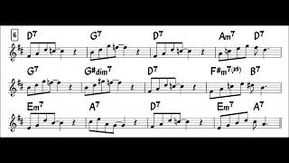 Blues in F  Easy Solo Example for Alto Sax  Chord tone 3 [upl. by Estell]