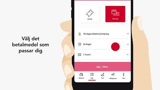 Köp biljett i appen via snabbval [upl. by Asilrak]