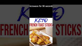 keto french toast sticks 🤔🤔 would you try ketorecipes ketodiet weightloss [upl. by Ayamat512]