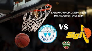 LIGA PROVINCIAL DE BASQUET TORNEO PRE FEDERAL 2024  OTC Vs SIGLO XXI [upl. by Assenov]