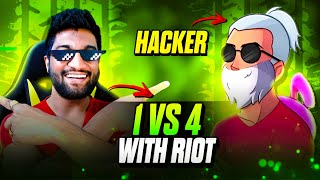 AAJ TOH RIOT KO 1 VS 4 ME PITA 🤣🤣🤣AUKKAT KALAMLIVE222 [upl. by Nnylyar]