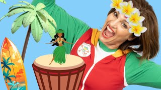 Hula Lula Hawaiian Dance  Shake your Hips  Learn to Hula  Songs for Kids  Cheeky Monkey Club [upl. by Cly]