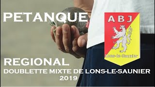 REGIONAL DE LONSLESAUNIER 39  DOUBLETTE MIXTE 2019 [upl. by Dimond]