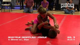 AGL 9 • A Slimmer vs L Shaw • Amateur Grappling League® Youth NoGi • Nogi Bear® [upl. by Yramesor466]