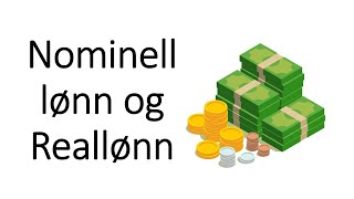 🔴29 Økonomi Nominell lønn og Reallønn 💰💳💵🔴 [upl. by Leonhard714]