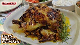 POLLO RELLENO PARA NAVIDAD AÑO NUEVO Y TODO EL AÑO Delicioso [upl. by Yreffej965]