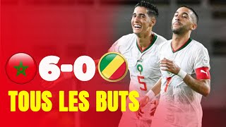 Eliminatoire Modial 2026 Maroc 6 vs 0 Congo Brazzaville [upl. by Onoitna]