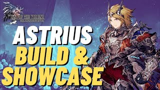 WotV OP ASTRIUS BUILD amp SHOWCASE vs GL Light Meta War of the Visions [upl. by Meeka]