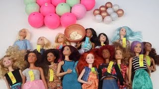 Barbie Kombin Challenge Lol Toplarından Ne Çıkarsa Çok Konuşmadan Barbie Giydirme  Bidünya Oyuncak [upl. by Bacchus]