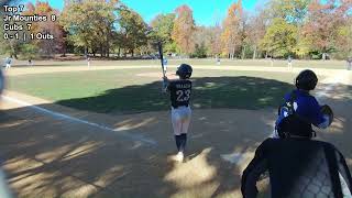 241102  Montclair Jr Mounties  Morris County Cubs USABL Championship Baseball Highlights  14U [upl. by Aicetal]