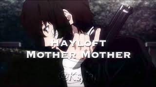 Hayloft Mother Mother ✨Edit audio✨ wear headphones REQUEST [upl. by Akiria841]