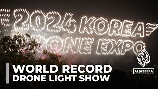 World record drone light show More than 5000 drones showcased [upl. by Oicnecserc]