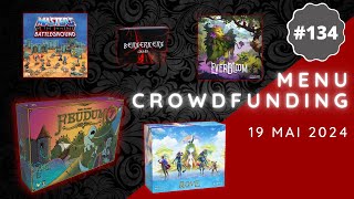 Menu Crowdfunding  19052024  Feudum Rove Everbloom Berserkers Dark Omen etc [upl. by Haseena]