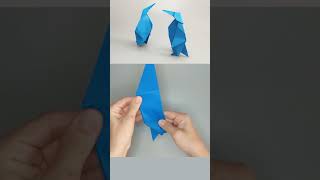 🐧 Quick Origami Penguin Tutorial in 60 Seconds 🐧 [upl. by Laryssa]