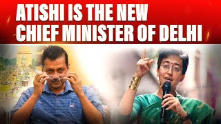 Atishi succeeds Arvind Kejriwal as new Delhi chief minister  Delhi gets third women CM [upl. by Novyert382]