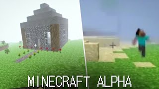 Minecraft Alpha es extraño [upl. by Leticia]