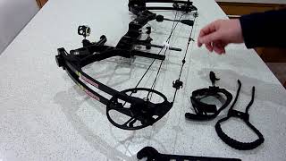 Kinetic Mirage Compound Bow Set Up and Review [upl. by Adohr400]