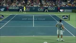 Bernard Tomic shoots a fire flat bullet [upl. by Miran]