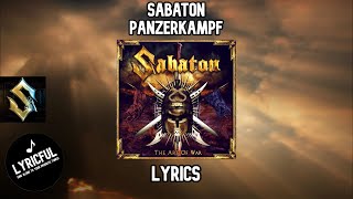 Sabaton  Panzerkampf  Lyrics  Lyricful [upl. by Ejroj]