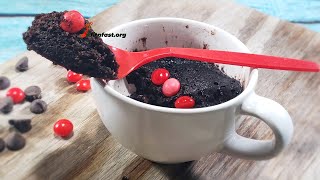 TWO MINUTE MICROWAVE MUG CAKE [upl. by Atinor]