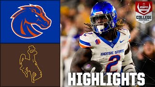 Boise State Broncos vs Wyoming Cowboys  Full Game Highlights  ESPN College Football [upl. by Eanel]