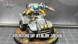 How to paint Genestealer Cult Atalan Jackals [upl. by Tidwell634]