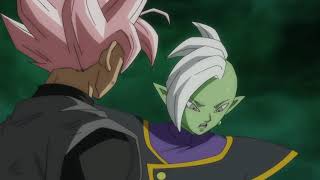 La fusione Tra Black Goku E Zamasu ITA [upl. by Eelydnarb]