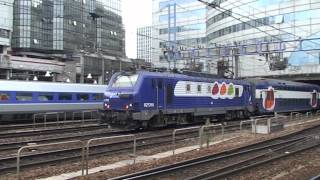 Gare Montparnasse TGV Atlantique depart [upl. by Yelssew658]