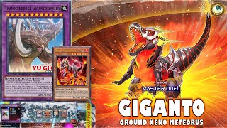 Transcendosaurus Ground Xeno Season 27  Meteorus Gigantozowler Dino YuGiOh MASTER DUEL [upl. by Michi]