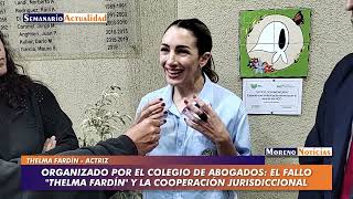 Organizado por el Colegio de Abogados el fallo “Thelma Fardín” y la cooperación jurisdiccional [upl. by Erdua]