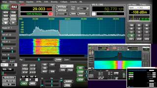 PureSignal Predistortion  Transmit Results Viewed on a Spectrum Display [upl. by Namar923]