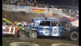 Hard Hits Demolition Derby Tillamook Oregon 2023 [upl. by Lontson]