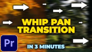 Seamless Whip Pan Transition Tutorial in Premiere Pro [upl. by Meece740]