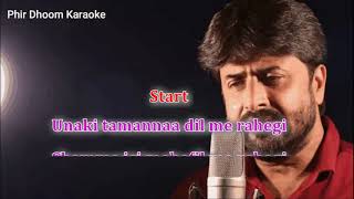 Pyar Kiya To Darna Lata Mangeshkar Karaoke With Scrolling Lyrics [upl. by Ilatfan]