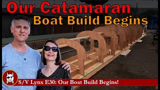 Kit E30 Catamaran Boat Build Begins [upl. by Siberson]