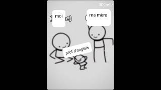 🤣🤣🤣 ma prof danglais Où ta prof danglais ou mathématiques en français [upl. by Leorsiy]