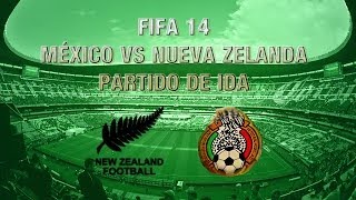 Fifa 14 México vs Nueva Zelanda Repechaje mundial Brasil 2014 partido de ida [upl. by Tearle847]