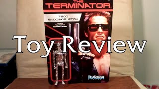 Toy Review ReAction Figures The Terminator quotT800 Endoskeletonquot [upl. by Jorge]