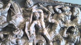 Sarcophagus with Battle scene 2nd century AD Dallas Museum of Art [upl. by Damiani]