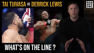 Derrick Lewis vs Tai Tuivasa what’s on the line [upl. by Ney]