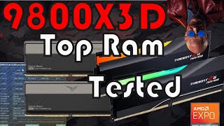 9800X3D Top RAM Kits Tested Whos the memory top dog [upl. by Romeon]