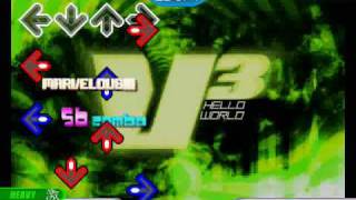 Stepmania  V3 Hello World [upl. by Lyrahc974]