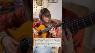 Mamak Türküsü guitar arrangement 🎸 difficulty medium level ✨ [upl. by Susej]