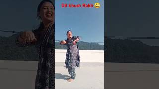 Dil khush Rakh Mitra punjabisong dance short [upl. by Naujyt]