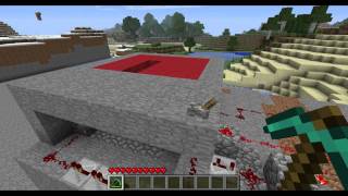 MinecraftTutorial Geheimer Abstieg mit Redstone und Piston PMT003 [upl. by Yhtomiht]