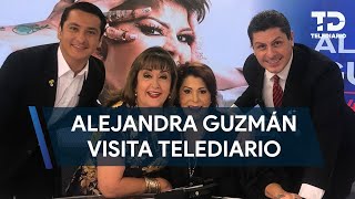 Alejandra Guzmán visita a María Julia Lafuente en Telediario [upl. by Stearns]